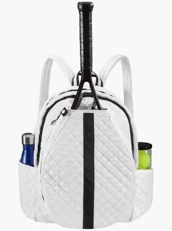 Large Capacity White Portable Tennis Bag